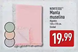 ALDI Novitesse - manta muselina oferta