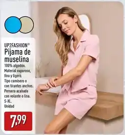 ALDI Up fashion - pijama de muselina oferta