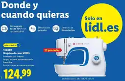 Lidl Singer - maquin de coer mez305 oferta