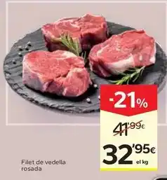 Caprabo Filet de vedella rosada oferta