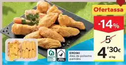 Caprabo Eroski - aless de pollastre oferta