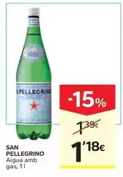 Caprabo San pellegrino - aigua amb gas oferta