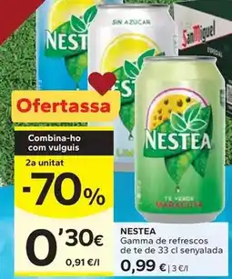 Caprabo Nestea - gamma de refrescos oferta