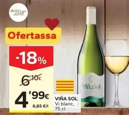 Caprabo Viña sol - vi blanc oferta