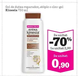 Sorli KINESIA Gel de dutxa reparador, atòpic o oleo-gel oferta