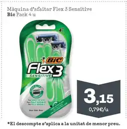 Sorli BIC Màquina d'afaitar Flex 3 Sensitive oferta