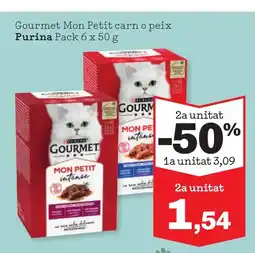 Sorli PURINA Gourmet Mon Petit carn o peix oferta