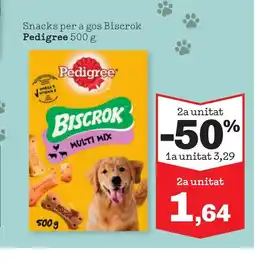 Sorli PEDIGREE Snacks per a gos Biscrok oferta