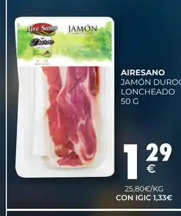 CashDiplo AIRESANO Jamón duroc loncheado oferta