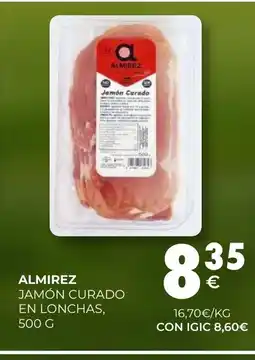 CashDiplo ALMIREZ Jamón curado en lonchas oferta