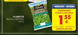 CashDiplo FLORETTE Rúcula brotes oferta