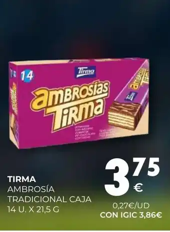 CashDiplo TIRMA Ambrosía tradicional caja oferta