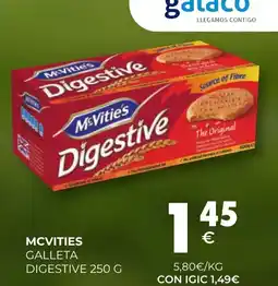 CashDiplo MCVITIES Galleta digestive oferta