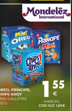 CashDiplo OREO, PRÍNCIPE, CHIPS AHOY Mini galletas oferta