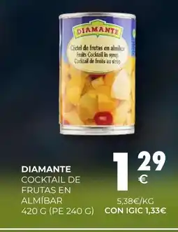 CashDiplo DIAMANTE Cocktail de frutas en almíbar oferta