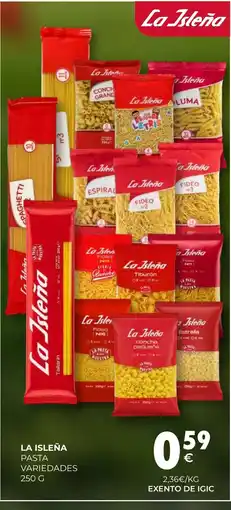CashDiplo LA ISLEÑA Pasta variedades oferta