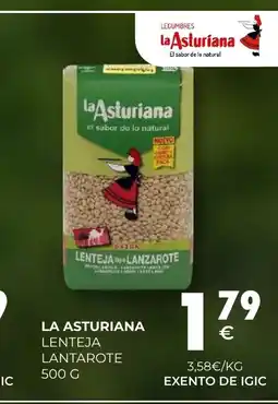 CashDiplo LA ASTURIAA Lenteja lanzarote oferta