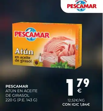 CashDiplo PESCAMAR Atún en aceite de girasol oferta