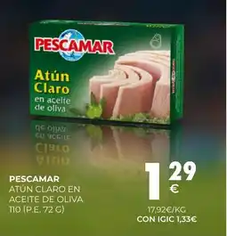 CashDiplo PESCAMAR Atún claro en aceite de olivan oferta