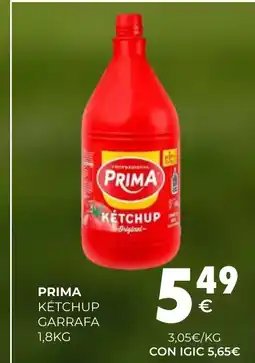 CashDiplo PRIMA Kétchup garrafa oferta