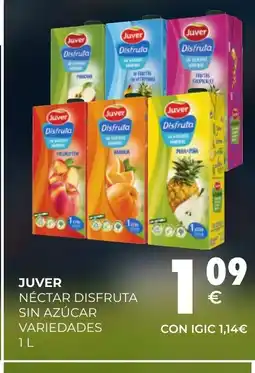 CashDiplo JUVER Néctar disfruta sin azúcar variedades oferta