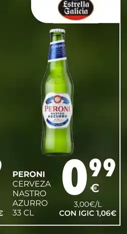 CashDiplo PERONI Cerveza nastro azurro oferta