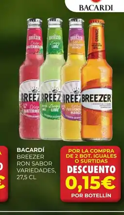 CashDiplo BACARDI Breezer ron sabor variedades oferta