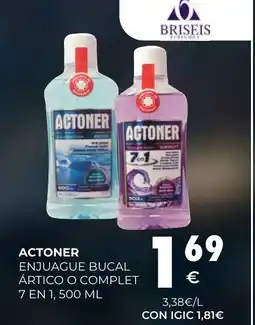 CashDiplo ACTONER Enjuague bucal ártico o complet 7 en 1 oferta