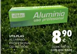 CashDiplo UTILPLAS Aluminio profesional 120 metros oferta