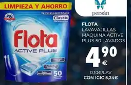 CashDiplo FLOTA Lavavajillas máquina active plus 50 lavados oferta