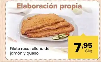 Autoservicios Familia Filete ruso relleno de jamón y queso oferta
