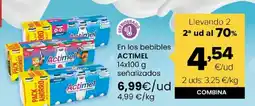 Autoservicios Familia ACTIMEL En los bebibles oferta