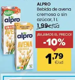Autoservicios Familia ALPRO Bebida de avena cremosa o sin azúcar oferta