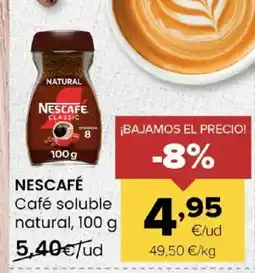 Autoservicios Familia NESCAFÉ Café soluble natural oferta