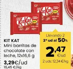 Autoservicios Familia KIT KAT Mini barritas de chocolate con leche oferta