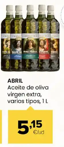 Autoservicios Familia ABRIL Aceite de oliva virgen extra, varios tipos oferta