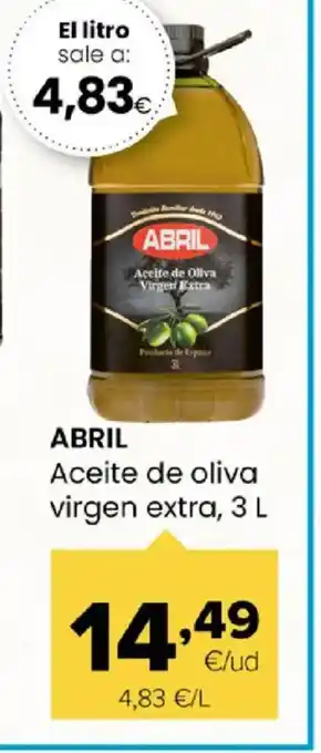 Autoservicios Familia ABRIL Aceite de oliva virgen extra oferta