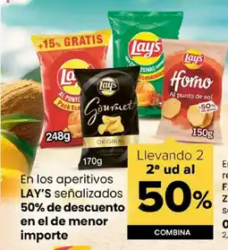 Autoservicios Familia LAY'S En los aperitivos señalizados oferta