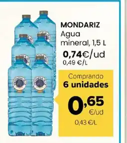 Autoservicios Familia MONDARIZ Agua mineral oferta