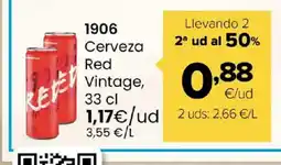 Autoservicios Familia 1906 Cerveza Red Vintage oferta