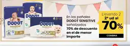Autoservicios Familia DODOT SENSITIVE En las señalizados oferta