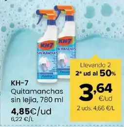 Autoservicios Familia KH-7 Quitamanchas sin lejía oferta