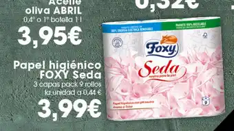 FOXY Papel higiénico Seda