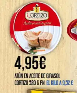 Claudio CORTIZO Atún en aceite de girasol oferta