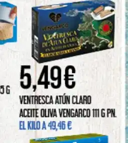 Claudio Ventresca atún claro aceite oliva vengarco oferta