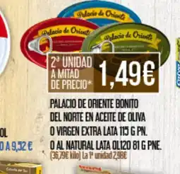 Claudio Palacio de oriente bonito del norte en aceite de oliva o virgen extra lata oferta
