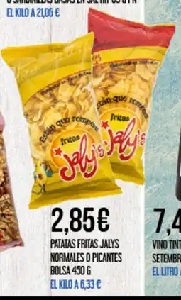Claudio Patatas fritas jalys normales o picantes oferta