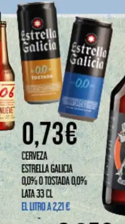 Claudio ESTRELLA GALICIA Cerveza 0,0% o tostada 0,0% oferta