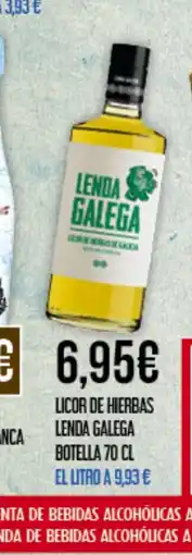 Claudio LENDA GALEGA Licor de hierbas oferta