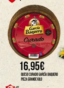 Claudio GARCÍA BAQUERO Queso curado pieza grande oferta